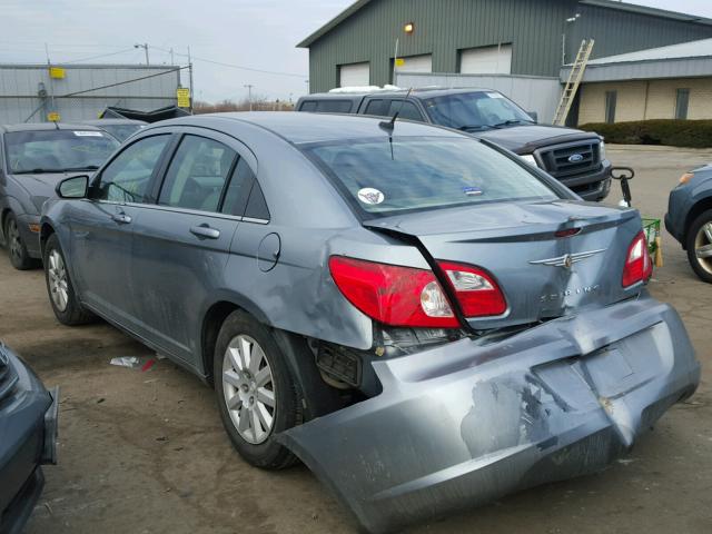 1C3LC46K08N112014 - 2008 CHRYSLER SEBRING LX GRAY photo 3