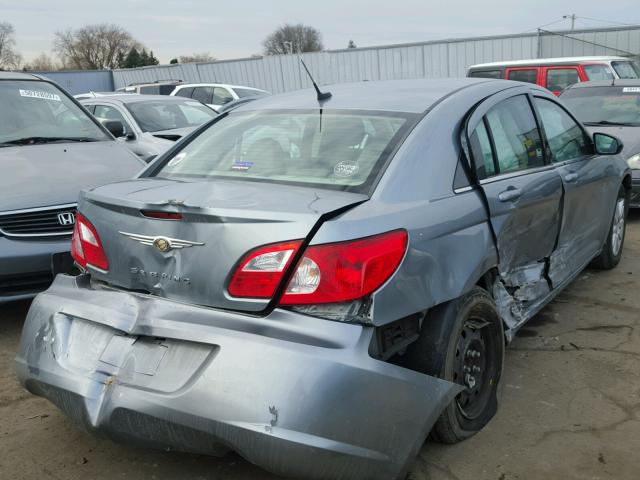 1C3LC46K08N112014 - 2008 CHRYSLER SEBRING LX GRAY photo 4