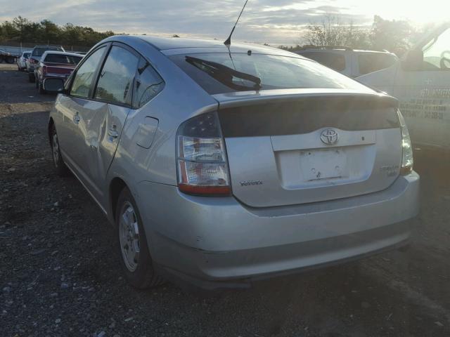 JTDKB20U840008970 - 2004 TOYOTA PRIUS SILVER photo 3