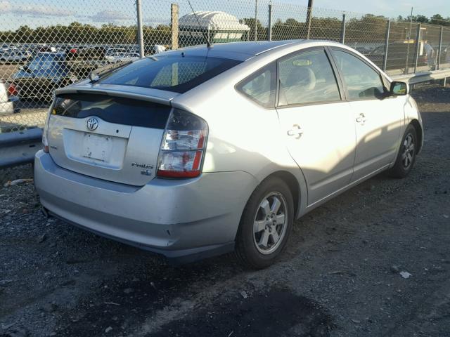 JTDKB20U840008970 - 2004 TOYOTA PRIUS SILVER photo 4