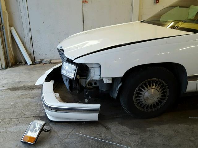 1G6KD52B8RU254282 - 1994 CADILLAC DEVILLE WHITE photo 9