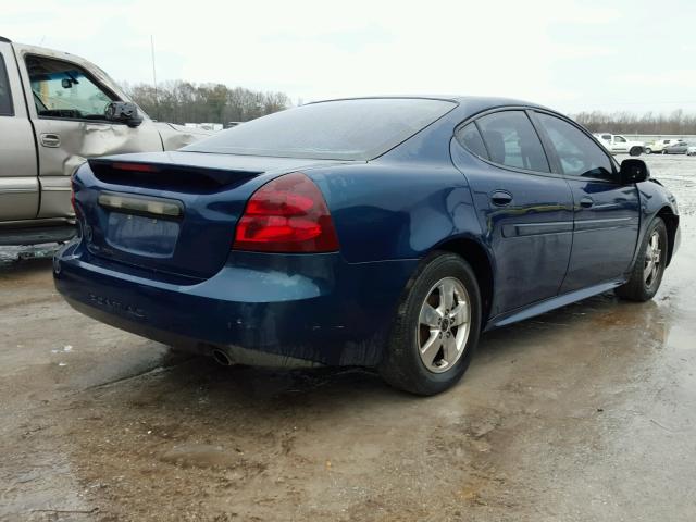 2G2WP522751245301 - 2005 PONTIAC GRAND PRIX BLUE photo 4