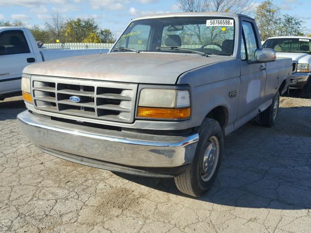 2FTEF25Y7PCA99773 - 1993 FORD F250 GRAY photo 2