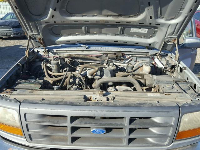 2FTEF25Y7PCA99773 - 1993 FORD F250 GRAY photo 7