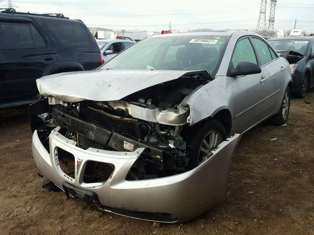 1G2ZG558364142041 - 2006 PONTIAC G6 SE1 SILVER photo 2