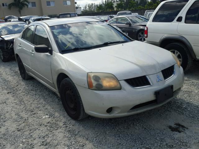 4A3AB36F85E023237 - 2005 MITSUBISHI GALANT ES WHITE photo 1