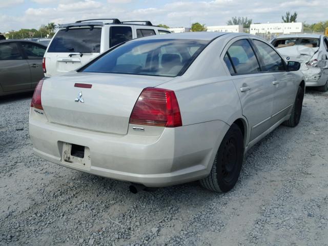 4A3AB36F85E023237 - 2005 MITSUBISHI GALANT ES WHITE photo 4