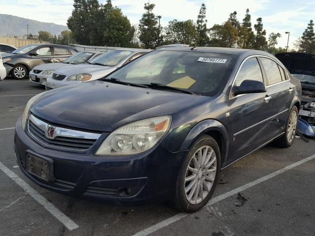 1G8ZV57787F202823 - 2007 SATURN AURA XR BLUE photo 2