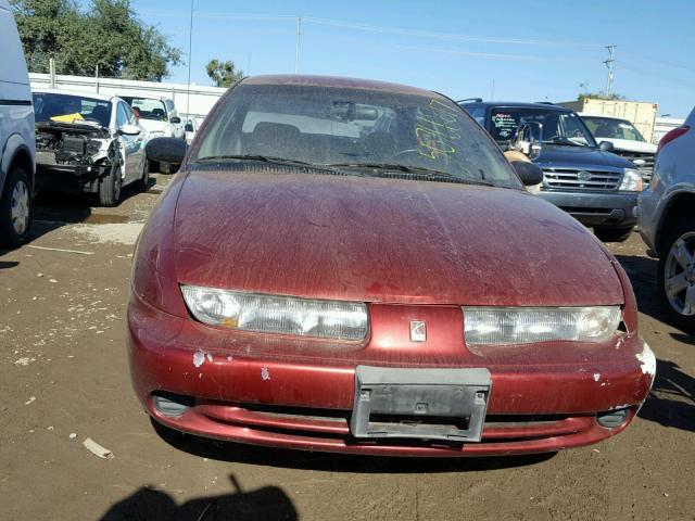 1G8ZK5271VZ310017 - 1997 SATURN SL2 MAROON photo 9