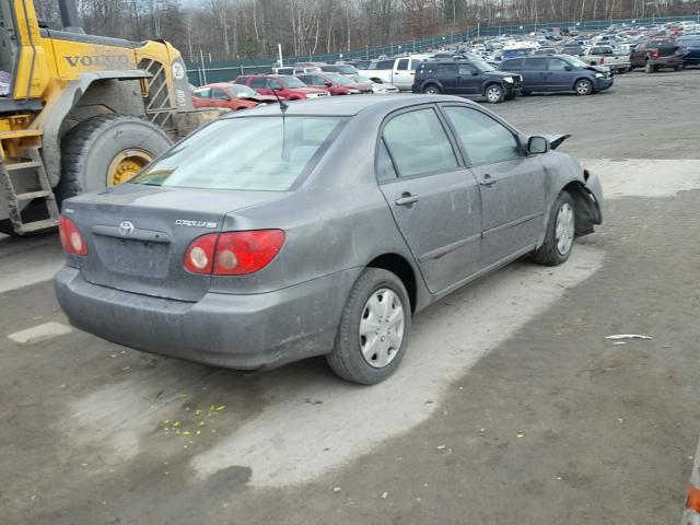 2T1BR32E85C480889 - 2005 TOYOTA COROLLA CE GRAY photo 4