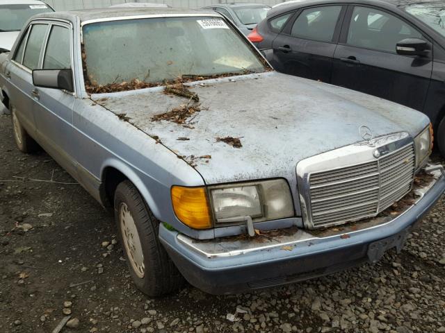 WDBCA35E3MA588815 - 1991 MERCEDES-BENZ 420 SEL BLUE photo 1