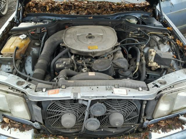 WDBCA35E3MA588815 - 1991 MERCEDES-BENZ 420 SEL BLUE photo 7