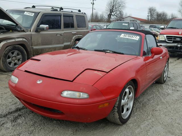 JM1NA3513P0404104 - 1993 MAZDA MX-5 MIATA RED photo 2