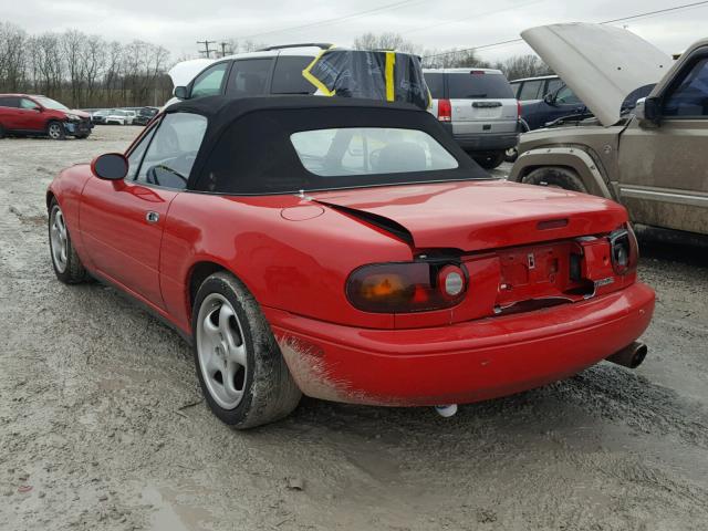 JM1NA3513P0404104 - 1993 MAZDA MX-5 MIATA RED photo 3