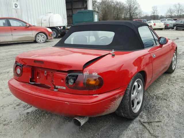 JM1NA3513P0404104 - 1993 MAZDA MX-5 MIATA RED photo 4