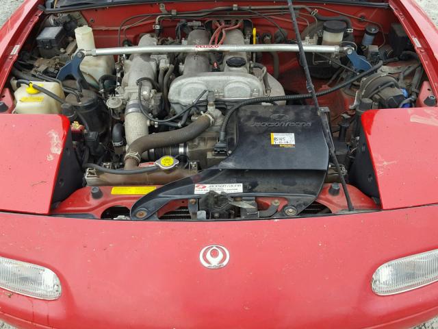 JM1NA3513P0404104 - 1993 MAZDA MX-5 MIATA RED photo 7