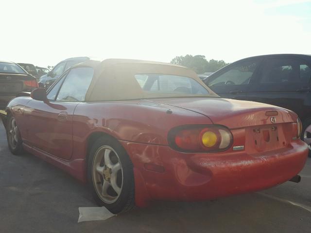 JM1NB3534Y0143310 - 2000 MAZDA MX-5 MIATA RED photo 3