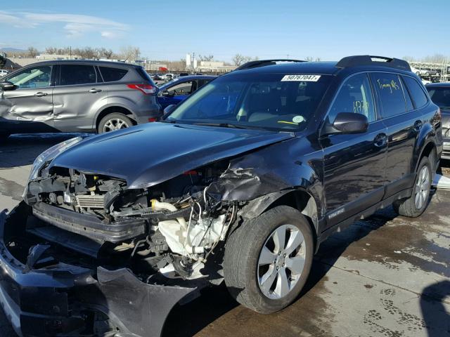 4S4BRBKC5A3370647 - 2010 SUBARU OUTBACK 2. BLACK photo 2