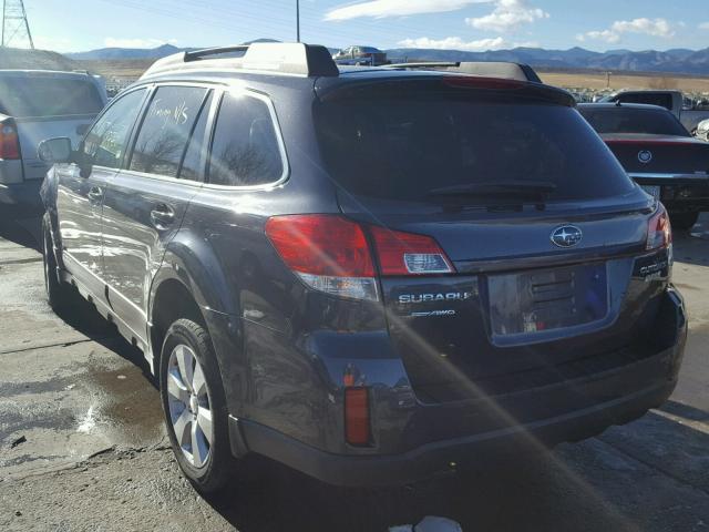 4S4BRBKC5A3370647 - 2010 SUBARU OUTBACK 2. BLACK photo 3