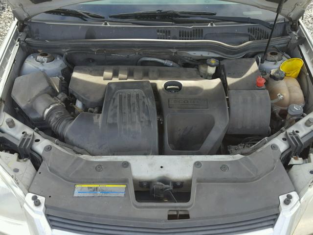 1G1AL55F767844048 - 2006 CHEVROLET COBALT LT SILVER photo 7