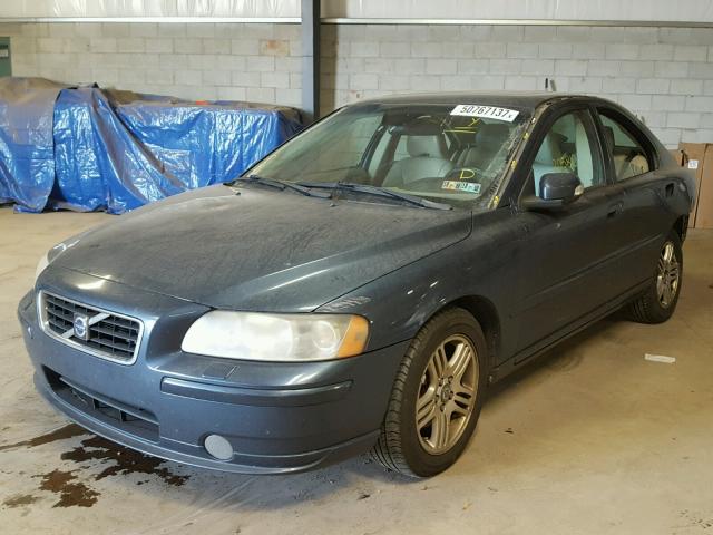 YV1RS592172608640 - 2007 VOLVO S60 2.5T BLUE photo 2