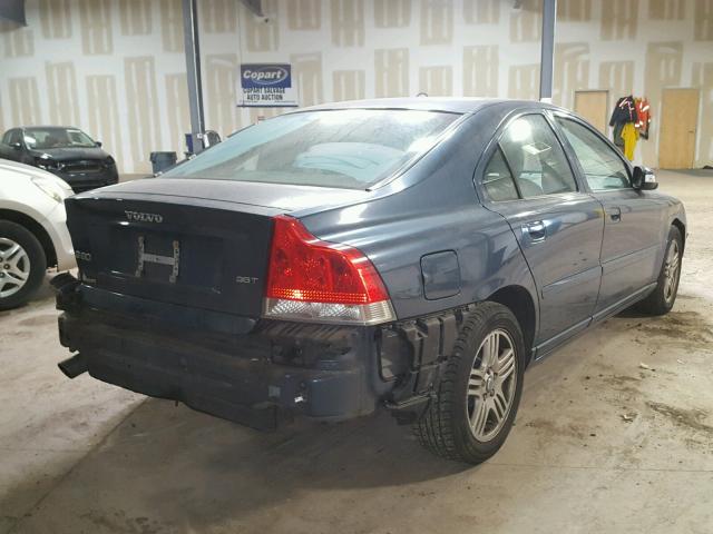 YV1RS592172608640 - 2007 VOLVO S60 2.5T BLUE photo 4