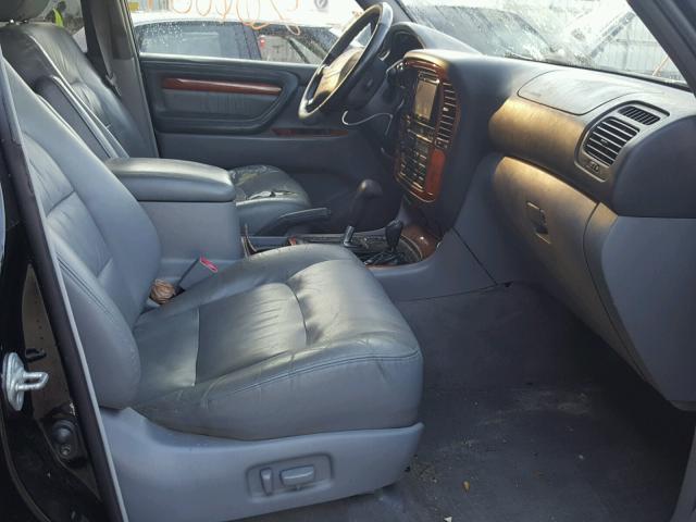 JT6HT00W1X0066993 - 1999 LEXUS LX 470 GRAY photo 5