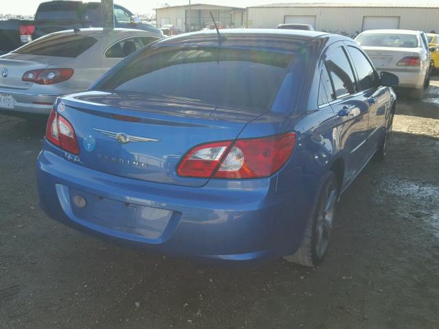 1C3LC46K58N151150 - 2008 CHRYSLER SEBRING LX BLUE photo 4