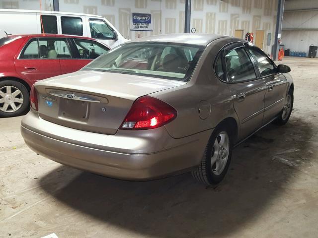 1FAFP53U13G194718 - 2003 FORD TAURUS SE TAN photo 4