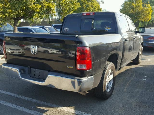 1D3HB13P29S742906 - 2009 DODGE RAM 1500 BLACK photo 4