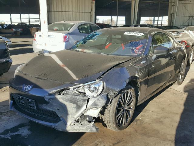 JF1ZNAA13G9705795 - 2016 TOYOTA SCION FR-S ნაცრისფერი ფოტო 2