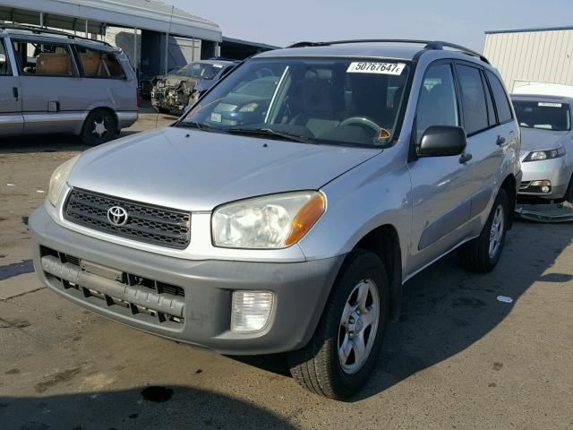 JTEHH20VX10118007 - 2001 TOYOTA RAV4 SILVER photo 2