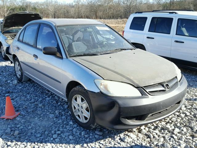 2HGES16344H616665 - 2004 HONDA CIVIC DX V SILVER photo 1