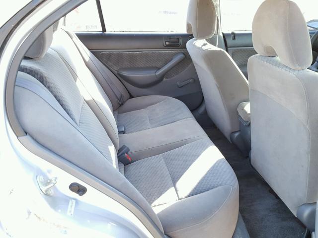 2HGES16344H616665 - 2004 HONDA CIVIC DX V SILVER photo 6