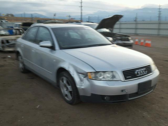 WAULC68E53A341266 - 2003 AUDI A4 1.8T QU SILVER photo 1