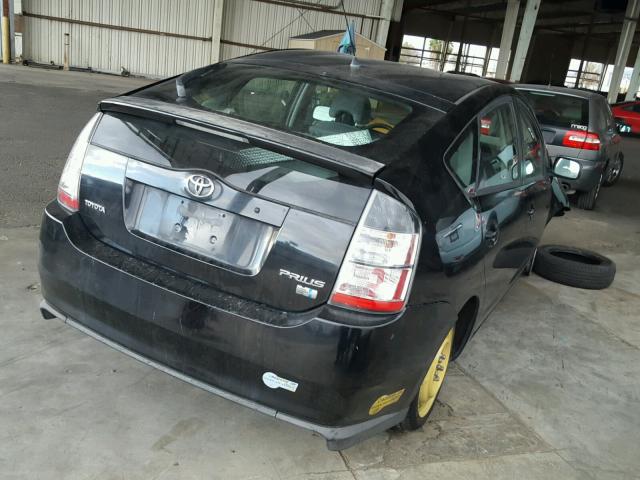 JTDKB20U253009497 - 2005 TOYOTA PRIUS BLACK photo 4