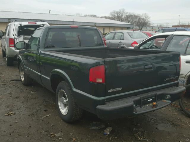 1GCCS145428140074 - 2002 CHEVROLET S TRUCK S1 GREEN photo 3