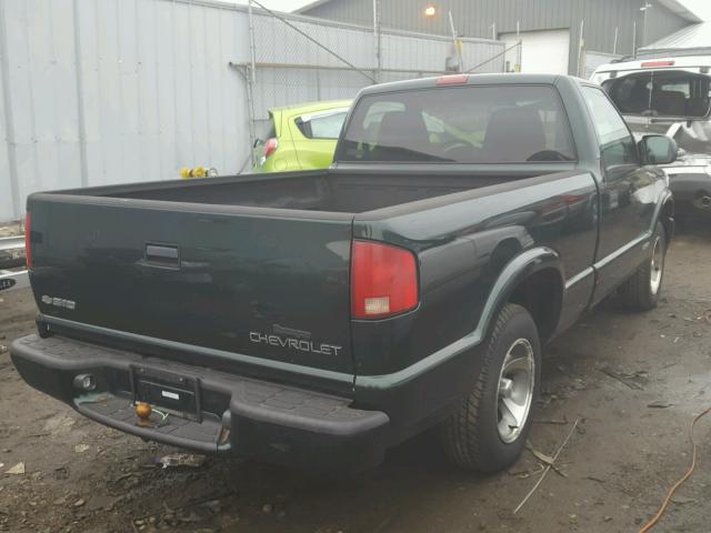 1GCCS145428140074 - 2002 CHEVROLET S TRUCK S1 GREEN photo 4