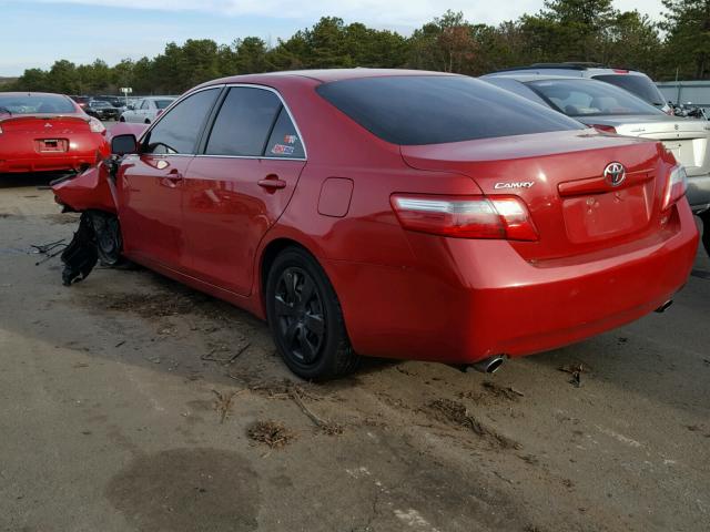 4T1BK46K57U049485 - 2007 TOYOTA CAMRY NEW RED photo 3