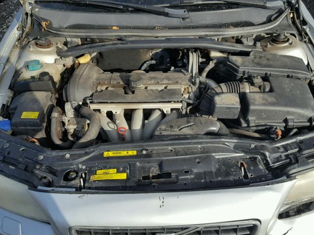 YV1RS612552435042 - 2005 VOLVO S60 SILVER photo 7