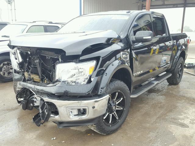 1N6AA1E61HN505545 - 2017 NISSAN TITAN SV BLACK photo 2