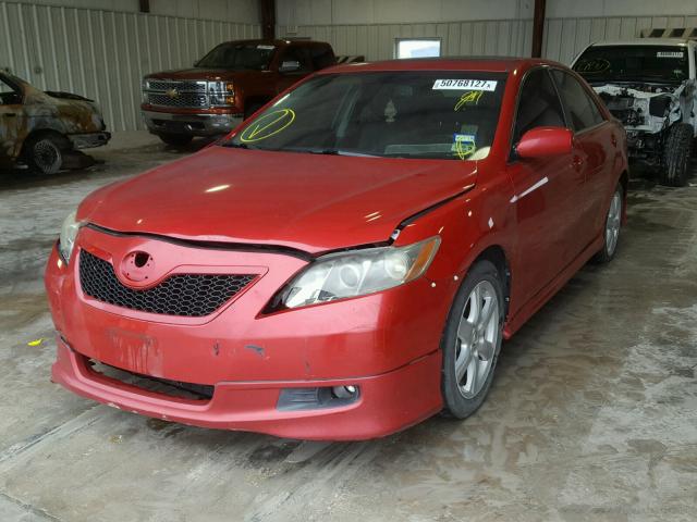 4T1BK46K57U009150 - 2007 TOYOTA CAMRY NEW RED photo 2