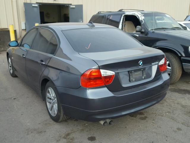 WBAVA33557KX83727 - 2007 BMW 328 I GRAY photo 3