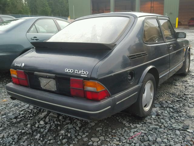 YS3AL36L7N2019776 - 1992 SAAB 900 BLACK photo 4