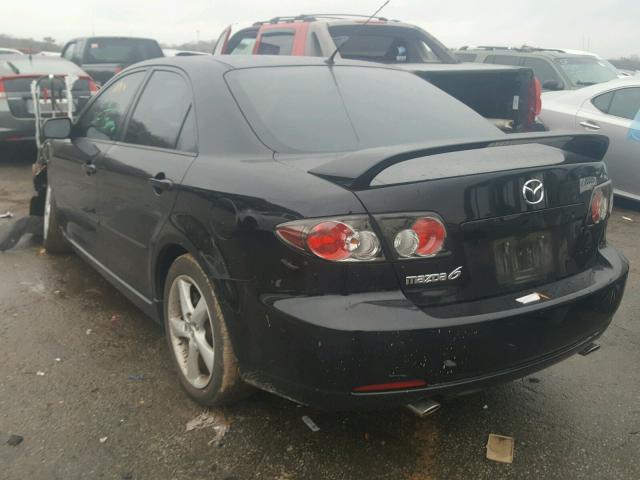 1YVHP80C575M19444 - 2007 MAZDA 6I BLACK photo 3