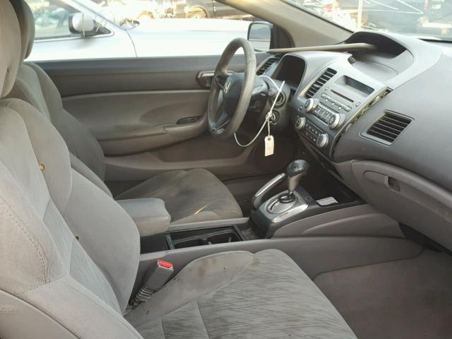 2HGFG12618H501856 - 2008 HONDA CIVIC LX SILVER photo 5