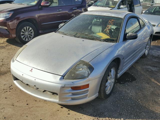 4A3AC54L9YE077216 - 2000 MITSUBISHI ECLIPSE GT SILVER photo 2