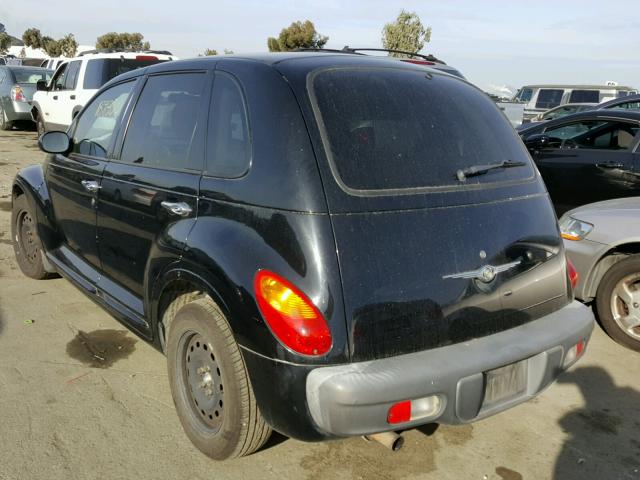 3C4FY48B62T316363 - 2002 CHRYSLER PT CRUISER BLACK photo 3