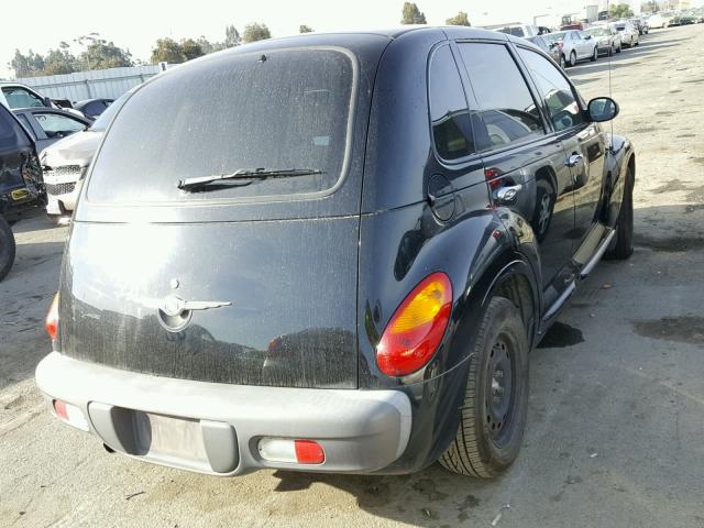 3C4FY48B62T316363 - 2002 CHRYSLER PT CRUISER BLACK photo 4