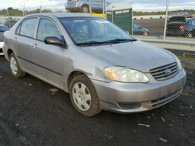 1NXBR32E33Z000141 - 2003 TOYOTA COROLLA CE TAN photo 1